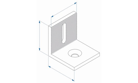 novotegra L-Adapter N-Schiene an C-Form Dachhacken