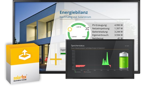 Solarfox Zusatzpaket Energiebilanz / Speichersysteme